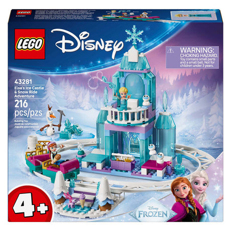 LEGO Disney Princess 43281 Lodowy zamek Elsy i przejażdżka po śniegu