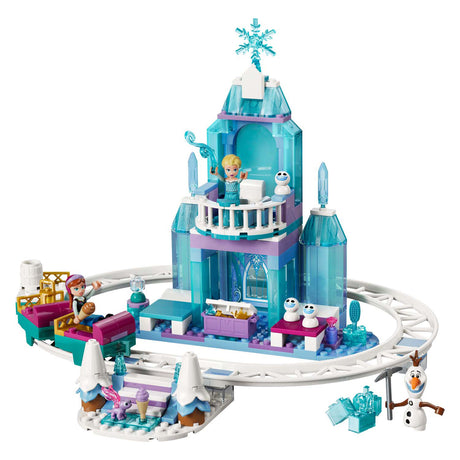 LEGO Disney Princess 43281 Lodowy zamek Elsy i przejażdżka po śniegu