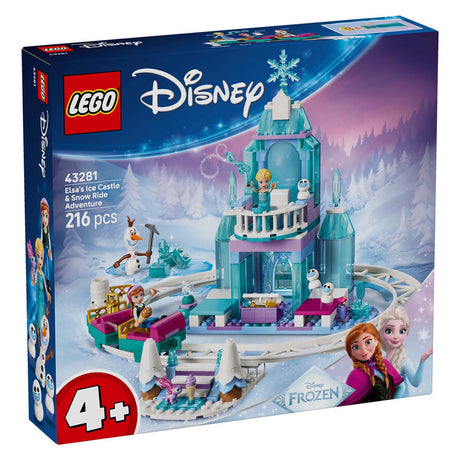LEGO Disney Princess 43281 Lodowy zamek Elsy i przejażdżka po śniegu