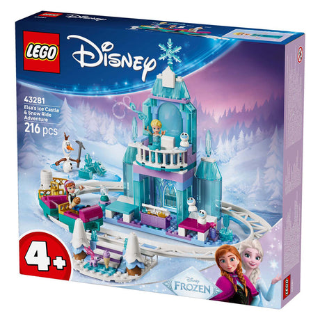 LEGO Disney Princess 43281 Lodowy zamek Elsy i przejażdżka po śniegu