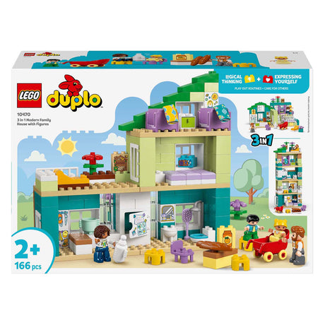 Lego Duplo Town 10470 - dom - 3 w 1 - zawiera figurki