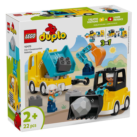 LEGO Duplo Town 10475 Pojazdy budowlane 3w1