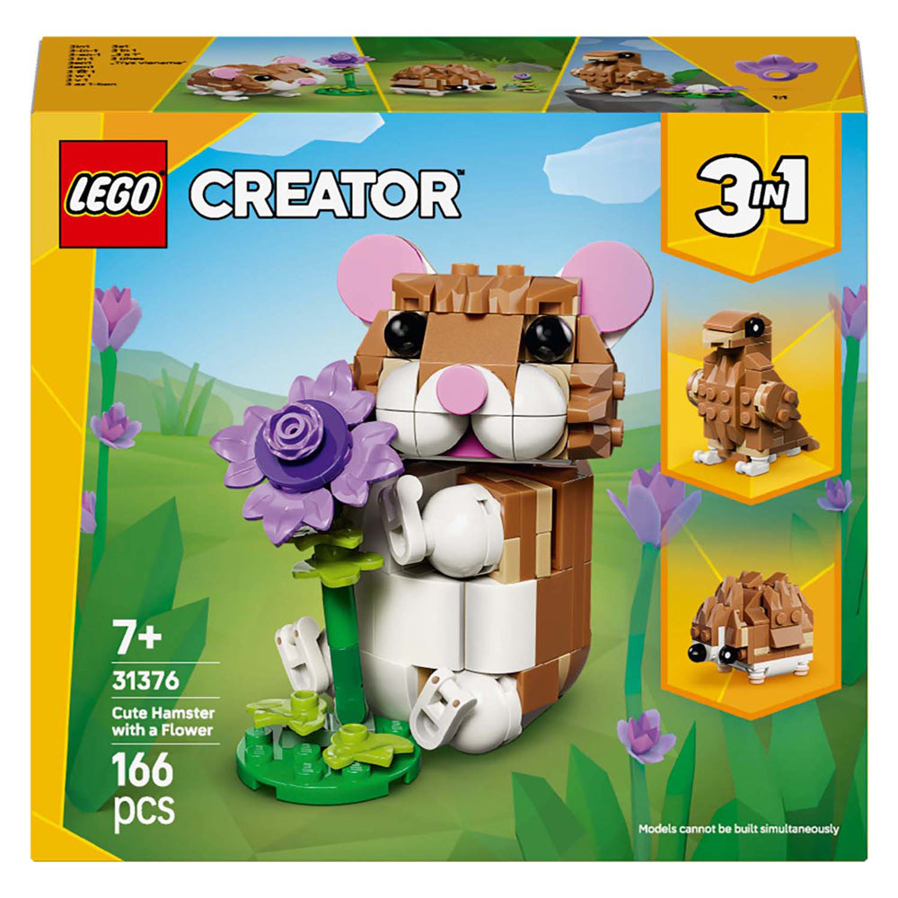 Lego® Creator 3w1 uroczy chomik z kwiatkiem - 31376