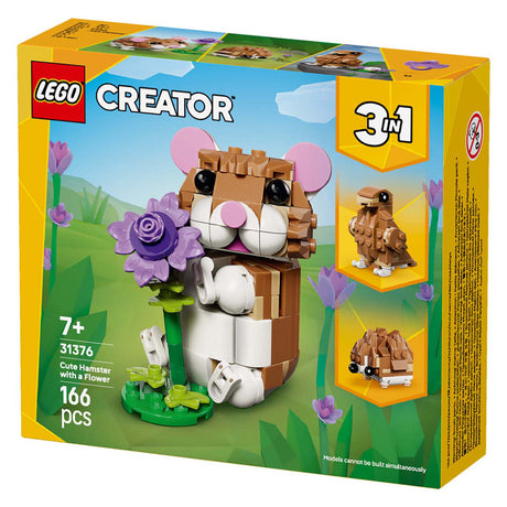 Lego® Creator 3w1 uroczy chomik z kwiatkiem - 31376