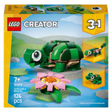 Lego® Creator Żółw 3 w 1 z lilią wodną - model zabawkowy - przekształcony w kameleona lub żabę - 31377
