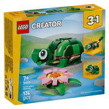 Lego® Creator Żółw 3 w 1 z lilią wodną - model zabawkowy - przekształcony w kameleona lub żabę - 31377
