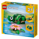 Lego® Creator Żółw 3 w 1 z lilią wodną - model zabawkowy - przekształcony w kameleona lub żabę - 31377