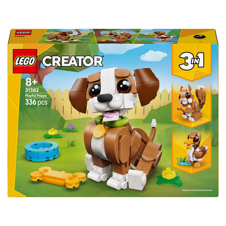 Lego® Creator 3 w 1 urocze zwierzęta: zabawny szczeniak - zestaw zwierząt - zamień w wiewiórkę lub kaczkę - 31382