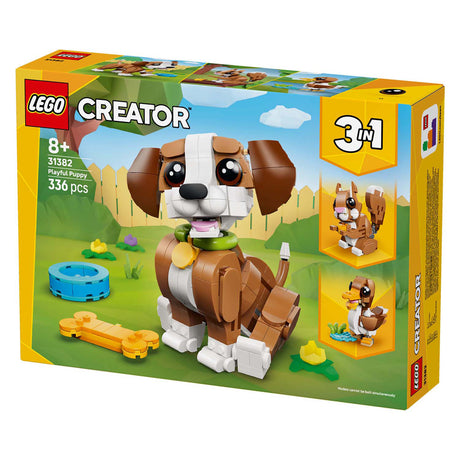 Lego® Creator 3 w 1 urocze zwierzęta: zabawny szczeniak - zestaw zwierząt - zamień w wiewiórkę lub kaczkę - 31382