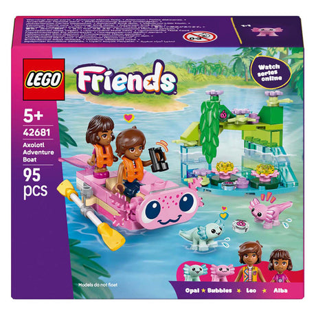 Lego Friends Zestaw do budowania łodzi przygodowej z Aksolotlem – zabawka – 42681