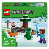 Zestaw LEGO Minecraft Przygoda Steve'a w Tajdze dla dzieci - 21583