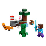 Zestaw LEGO Minecraft Przygoda Steve'a w Tajdze dla dzieci - 21583