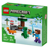 Zestaw LEGO Minecraft Przygoda Steve'a w Tajdze dla dzieci - 21583
