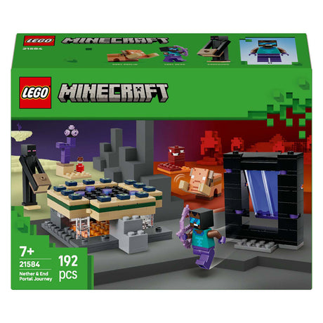 Lego Minecraft 21584 Podróż do Netheru i portalu końcowego
