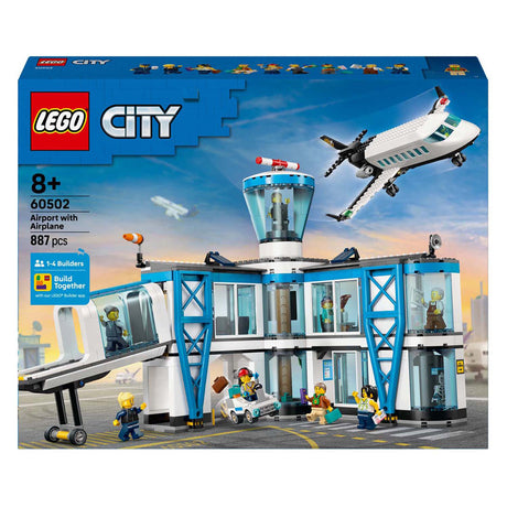 Lego City - lotnisko z zabawkami do budowania samolotów (60502)