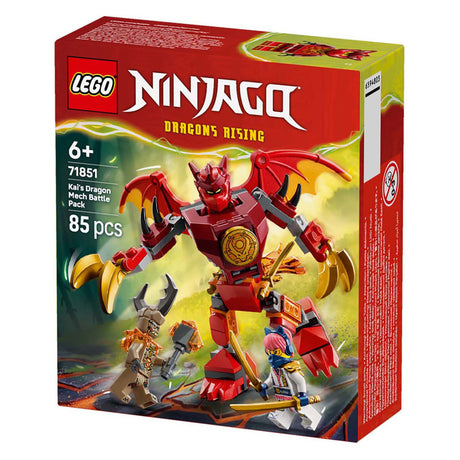 Lego ® Ninjago® Zestaw bojowy smoczego mecha Kaia - Zabawki mech - Zestaw z 3 minifigurkami - 71851