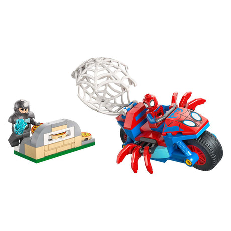 LEGO Marvel - Spiderman na motocyklu kontra nosorożec (11206)