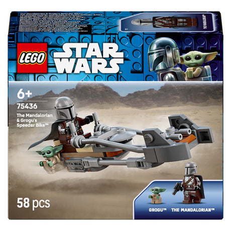 LEGO Star Wars 75436 Ścigacz Mandalorianina i Grogu