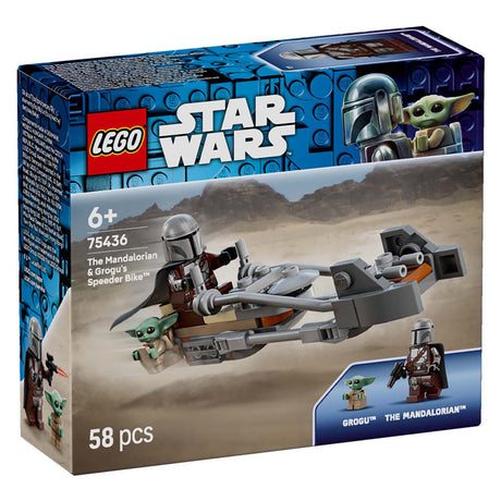 LEGO Star Wars 75436 Ścigacz Mandalorianina i Grogu