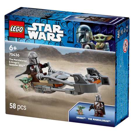 LEGO Star Wars 75436 Ścigacz Mandalorianina i Grogu