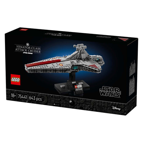 Lego Star Wars krążownik szturmowy klasy Venator - zestaw do budowania dla dorosłych i dekoracja - 75441