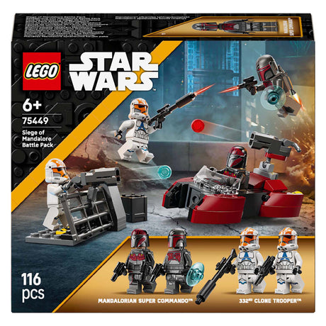 Lego Star Wars Siege of Mandalore Battle Pack - prezent dla chłopców od 6 lat - 75449