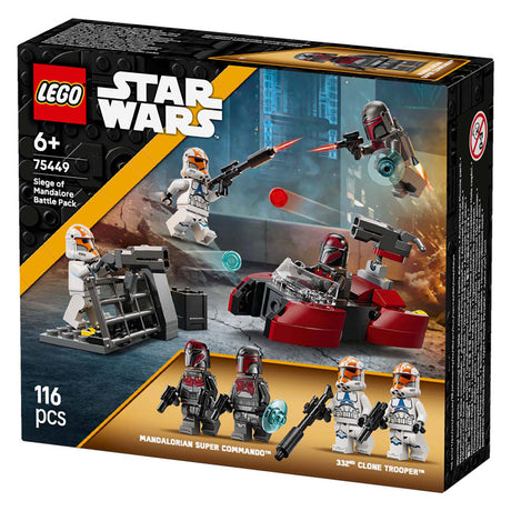 Lego Star Wars Siege of Mandalore Battle Pack - prezent dla chłopców od 6 lat - 75449