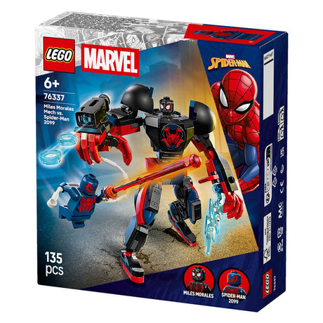 Lego Marvel Super Heroes - Miles Morales Mecha kontra Spider-Man 2099 zabawka konstrukcyjna (76337)