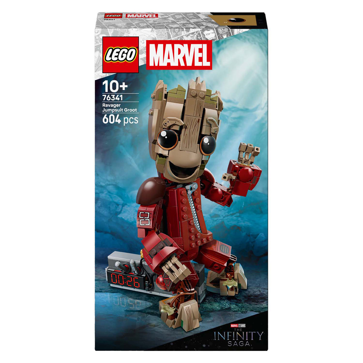Lego Marvel Large in Ravager — zabawka superbohatera do zbudowania dla dzieci — 76341