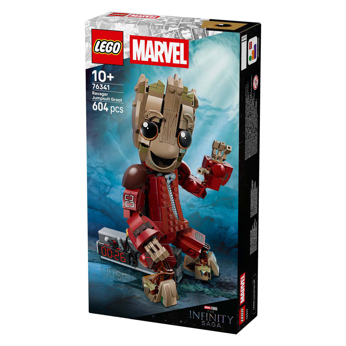 Lego Marvel Large in Ravager — zabawka superbohatera do zbudowania dla dzieci — 76341