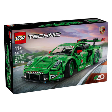 Lego technic 42224 porsche 911 gt3 r rexy ao samochód wyścigowy