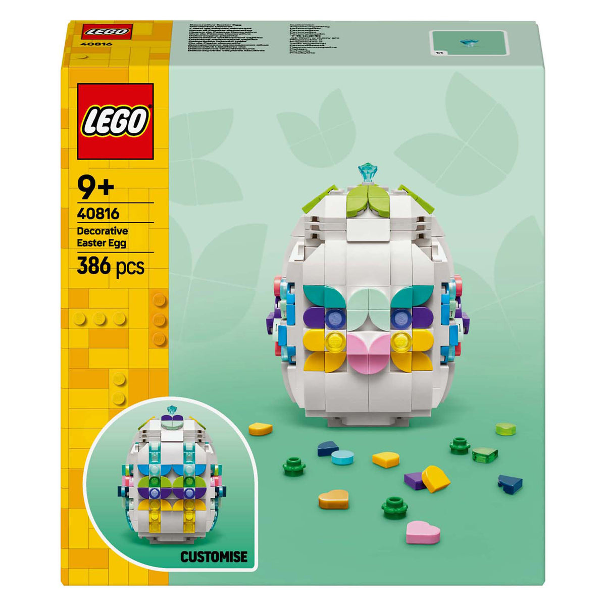 Lego Zabawka konstrukcyjna do dekorowania jajek wielkanocnych (40816)