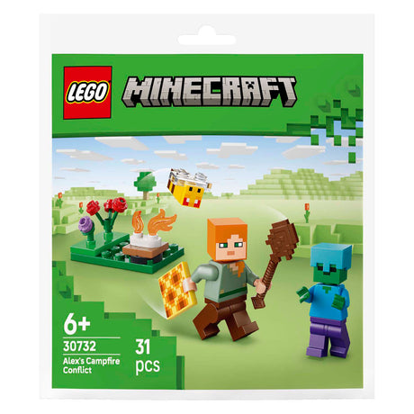 Lego Minecraft 30732 Alex i bitwa przy ognisku