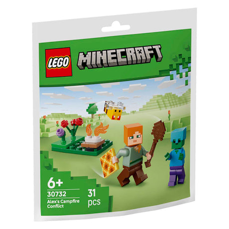 Lego Minecraft 30732 Alex i bitwa przy ognisku