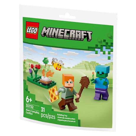 Lego Minecraft 30732 Alex i bitwa przy ognisku