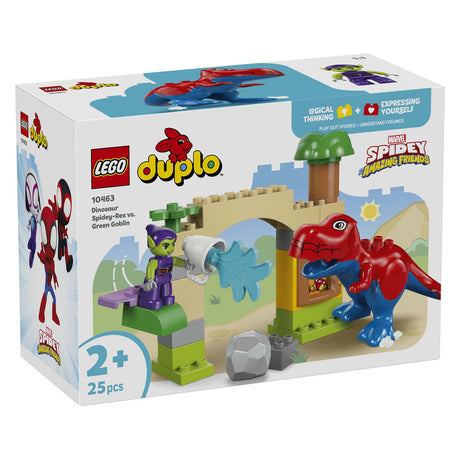 Lego Duplo 10463 Dinozaur Spidey Rex kontra zielony goblin