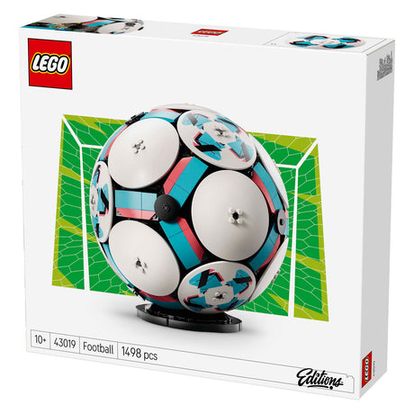 Lego Editions Football - zestaw do budowania wyświetlacza 3D z mini stadionem - prezent urodzinowy dla chłopców, dziewcząt i fanów piłki nożnej od 10 lat - 43019