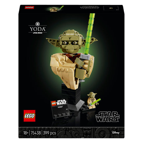 Zestaw Lego Star Wars do budowania popiersia Yody dla dorosłych - 75438