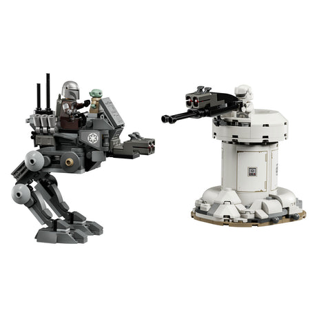 Lego ® star wars™ at-rt™ atak – zestaw konstrukcyjny z minifigurką Mandalorianina™ i grogu™ – od 7 lat – 75444