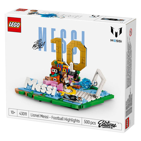 Edycje Lego Lionel Messi – zestaw do budowania z najważniejszymi momentami w piłce nożnej i dekoracja pokoju dziecięcego – 43011