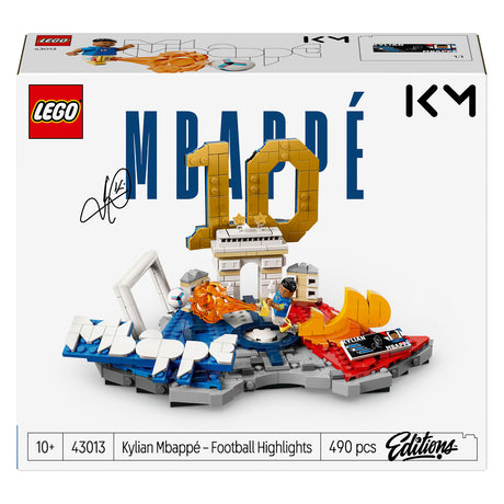Edycje Lego Kylian mbappé – atrakcje piłkarskie Zabawki piłkarskie dla dzieci – 43013