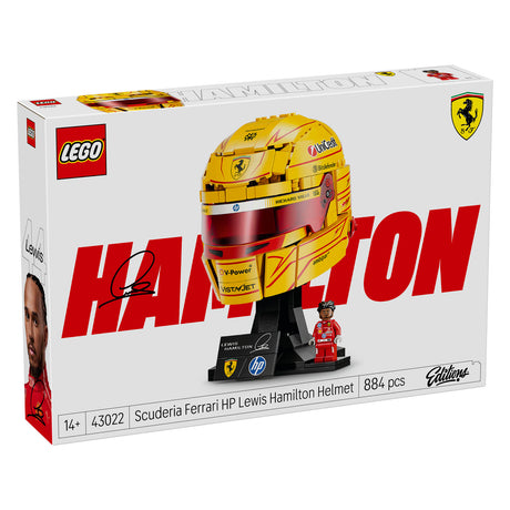 Lego edycja kasku scuderia ferrari hp autorstwa Lewisa hamiltona - 43022