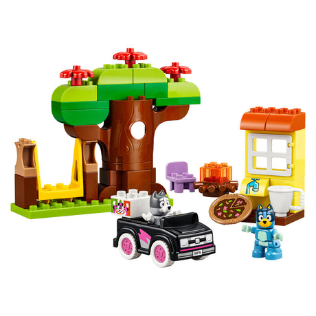 Lego 10469 Duplo Dziewczyny z niebieską pizzą z muffinką i blueyem