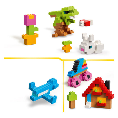 Lego klasyczne kolorowe kreatywne klocki kreatywne zabawki do robótek ręcznych dla dzieci 11045