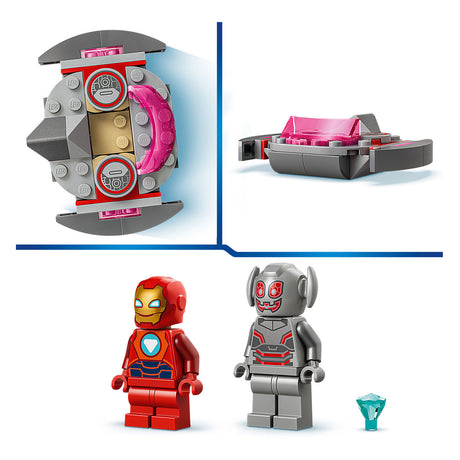 Zestaw LEGO® Marvel Iron Man i jego fantastyczni przyjaciele Ultron kontra Iron Man 11209