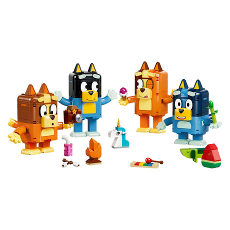 LEGO Bluey do zbudowania figurki Bluey i jej rodzinny zestaw do budowania dla dzieci 11217