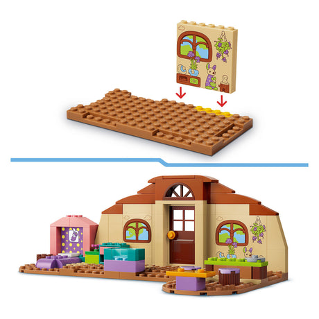 Lego niebieska szkoła z zardzewiałymi i niebieskimi zabawkami dla małych dzieci i przedszkolaków 11221
