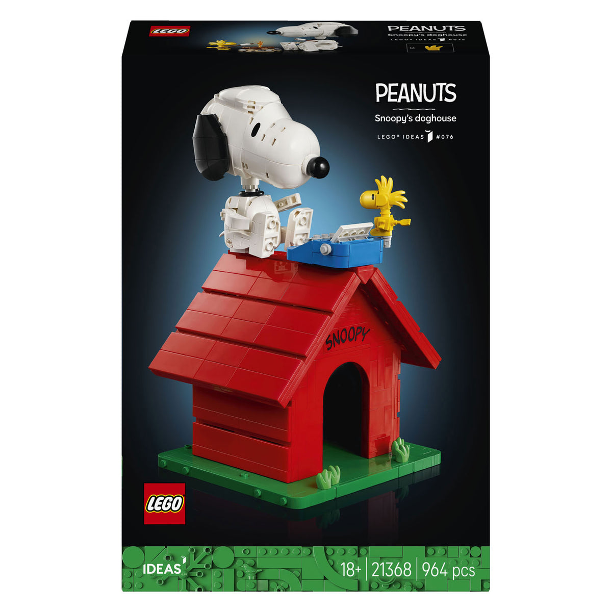Pomysły Lego - orzeszki ziemne: buda Snoopy'ego - 21368