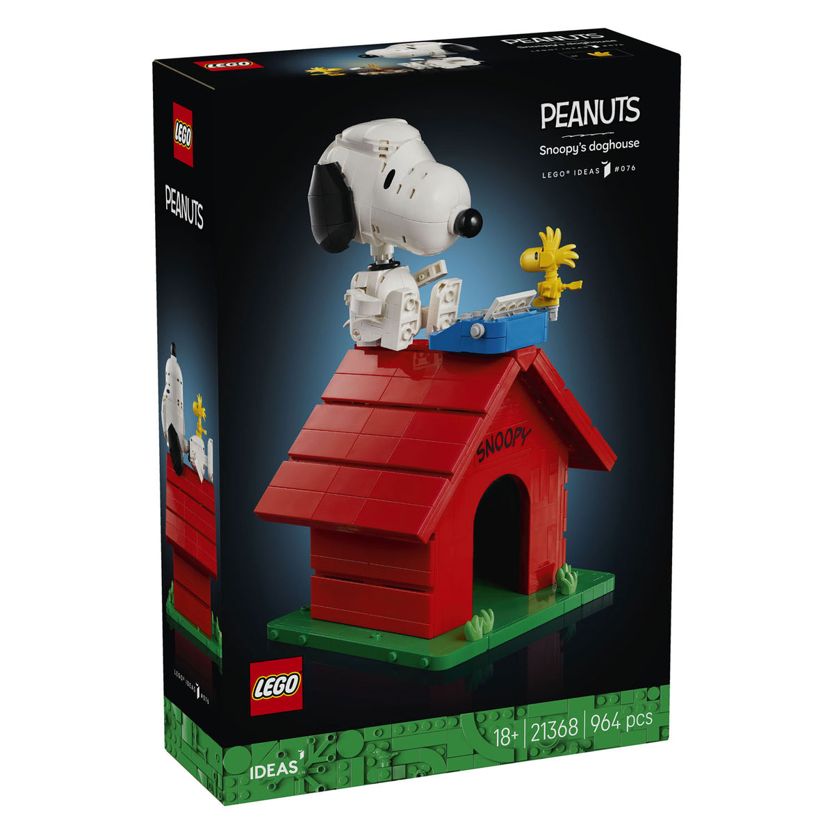 Pomysły Lego - orzeszki ziemne: buda Snoopy'ego - 21368