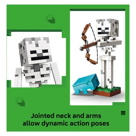 Lego ® Minecraft® szkielet - dekoracyjne zabawki do gier - zestaw do budowania modeli - gadżety do gier dla dzieci od 10 lat - 21594